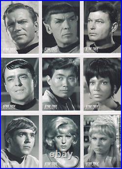 Star Trek The Original Series 40th Anniversary Portraits Insert Set Pt1-pt18 Star Trek The Original Series 40th Anniversary Portraits Insert Set Pt1-pt18