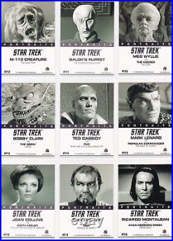 Star Trek The Original Series 40th Anniversary Portraits Insert Set Pt1-pt18 Star Trek The Original Series 40th Anniversary Portraits Insert Set Pt1-pt18
