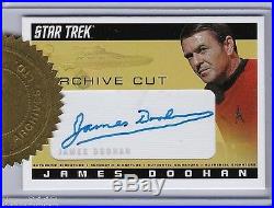 Star Trek The Original Series 40th Anniversary Series 2 Doohan 6-case Autograph