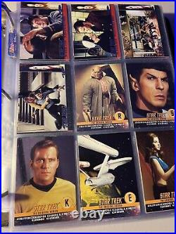 Star Trek The Original Series Binder Complete Set Character Log & Profiles Lot