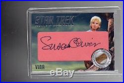 Star Trek The Original Series Captains Collection S. Oliver Cut Autograph #7/14