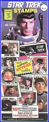 Star Trek The Original Series Collector Stamps Set of 6 Packages 1977 NEW SEALED