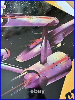 Star Trek The Original Series Foil Variant Lithograph Print By Lyndon Willoughby