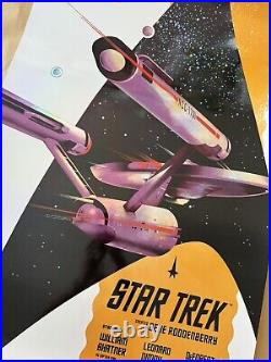 Star Trek The Original Series Foil Variant Lithograph Print By Lyndon Willoughby