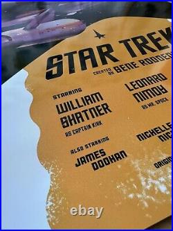 Star Trek The Original Series Foil Variant Lithograph Print By Lyndon Willoughby