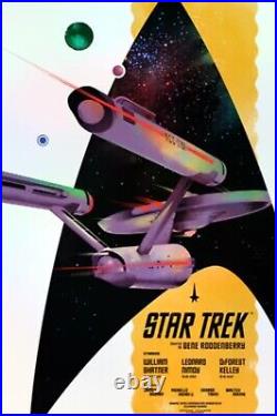 Star Trek The Original Series Foil Variant Lithograph Print By Lyndon Willoughby