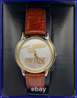 Star Trek The Original Series Gold and Silver Wrist Watch. Valdawn 1996