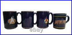 Star Trek The Original Series / Next Generation set of 4 mugs