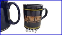 Star Trek The Original Series / Next Generation set of 4 mugs