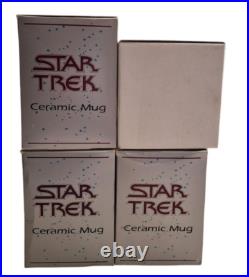 Star Trek The Original Series / Next Generation set of 4 mugs