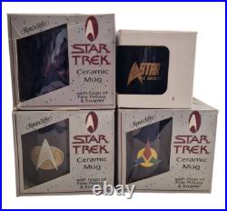 Star Trek The Original Series / Next Generation set of 4 mugs