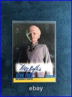 Star Trek The Original Series Season 1 A22 Meg Wyllie As The Keeper Autograph