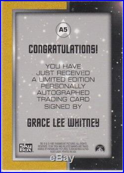 Star Trek The Original Series Season 1 A5 Grace Lee Whitney Rand Autograph