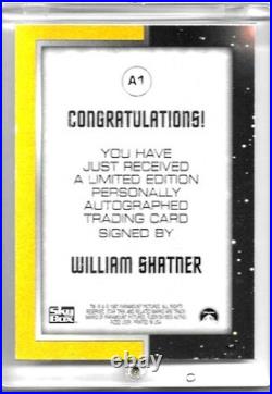 Star Trek The Original Series Season 1 Autograph A1 William Shatner