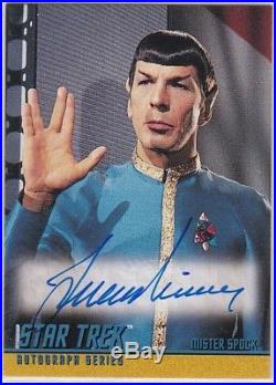Star Trek The Original Series Season 3 A59 Leonard Nimoy As Mr. Spock Autograph
