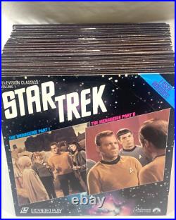 Star Trek The Original Series Set of 40 Laser Discs collection