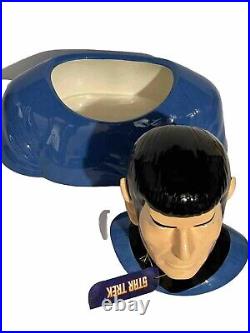 Star Trek The Original Series Spock Cookie Jar. Westland 2011 NWT