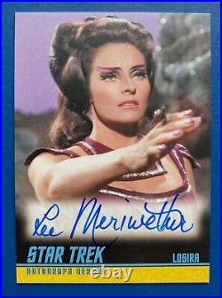 Star Trek The Original Series TOS Archives AUTOGRAPH A206 LEE MERIWETHER