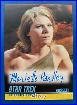 Star Trek The Original Series TOS Archives AUTOGRAPH A208 MARIETTE HARTLEY