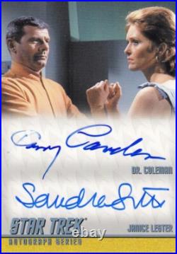 Star Trek The Original Series TOS Dual Auto Autograph Card Selection Rittenhouse