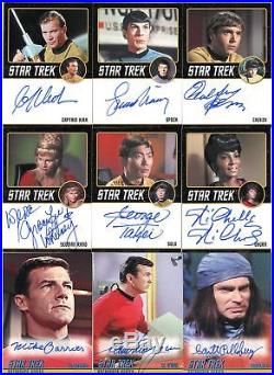 Star Trek The Original Series TOS Portfolio 20 Card Autograph Set Leonard Nimoy