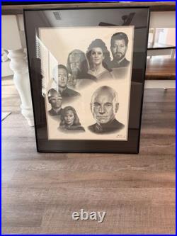 Star Trek The Original Series & The Next Generation 1994 Limited Edition Framed