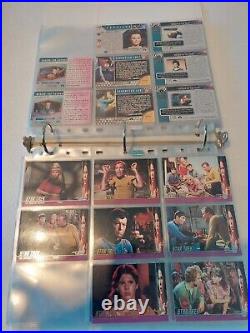 Star Trek The Original Series Trading Cards Skybox Collection 240+ Card&Binder13