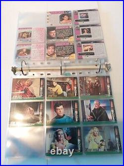 Star Trek The Original Series Trading Cards Skybox Collection 240+ Card&Binder13