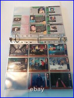 Star Trek The Original Series Trading Cards Skybox Collection 240+ Card&Binder13