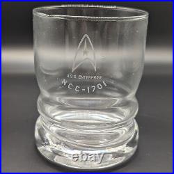 Star Trek The Original Series U. S. S. Enterprise Glassware Set Of 4