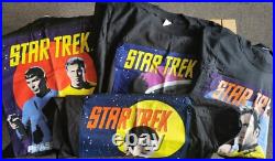Star Trek The Original Series Vintage T-Shirts x 4 Size L (1990s) NewithUnworn