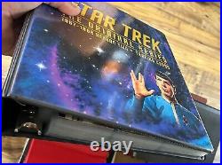 Star Trek The Original Series skybox trading cards, 243 episode cards, in binder