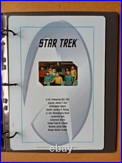 Star Trek The Original TV Series 11 Mercury Phone Cards 6 Data Sheets and Album