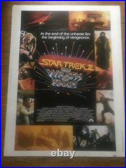 Star Trek The Wrath Of Khan 1982 Nss Original Movie Poster