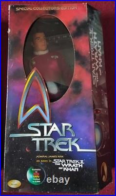 Star Trek The Wrath of Khan Admiral James Kirk Captain Spock Playmates 1999