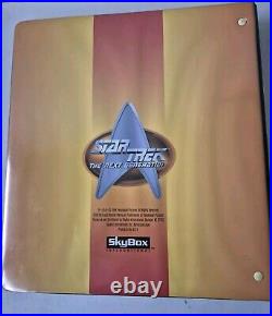 Star Trek Tng Season 1 Master Set & Binder Holo 120 Cards