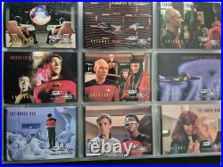 Star Trek Tng Season 1 Master Set & Binder Holo 120 Cards