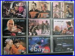 Star Trek Tng Season 1 Master Set & Binder Holo 120 Cards