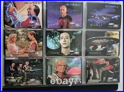 Star Trek Tng Season 1 Master Set & Binder Holo 120 Cards