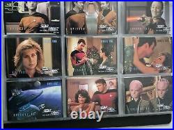 Star Trek Tng Season 1 Master Set & Binder Holo 120 Cards