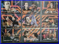 Star Trek Tng Season 1 Master Set & Binder Holo 120 Cards