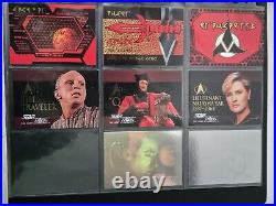 Star Trek Tng Season 1 Master Set & Binder Holo 120 Cards