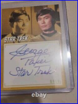 Star Trek Tos Archives & Inscriptions Autograph Trading Card George Takei A19