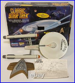Star Trek Tos Enterprise 1701, Romulan Bird Of Prey, Kirk, Spock & More