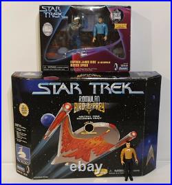 Star Trek Tos Enterprise 1701, Romulan Bird Of Prey, Kirk, Spock & More