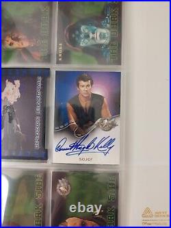 Star Trek Trading Cards Lot Some Autographed Near Mint Movie Deep Space Nine