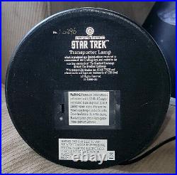 Star Trek Transporter Lamp #A0496 The Bradford Exchange 16.75 RARE NEW