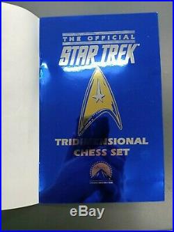 Star Trek Tri-Dimensional Chess Set, 1994 Original Limited Edition Franklin Mint