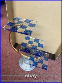 Star Trek Tridimensional Chess Set Franklin Mint Original Box Certificate