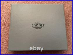 Star Trek Tridimensional Chess Set Franklin Mint Original Box Certificate